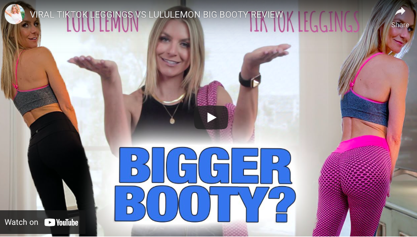 VIRAL TIKTOK LEGGINGS vs LULULEMON BIG BOOTY REVIEW – Jessica Carrol